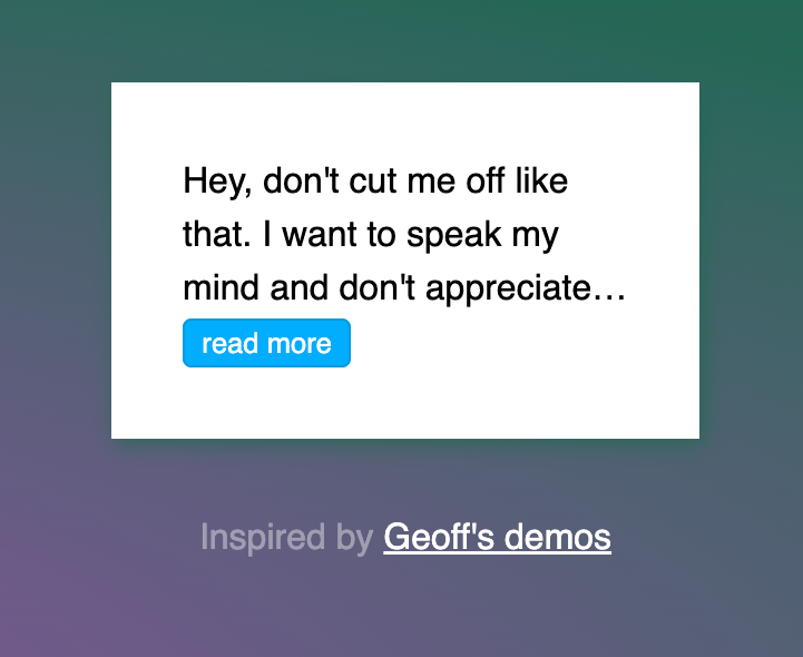 Multiline truncated text with "show more" button (with just CSS)